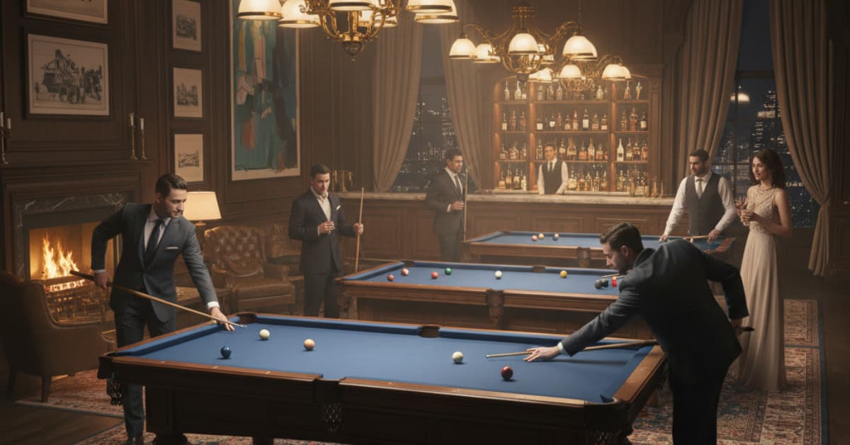 Luxury Billiards Lounges: Gaming in Style