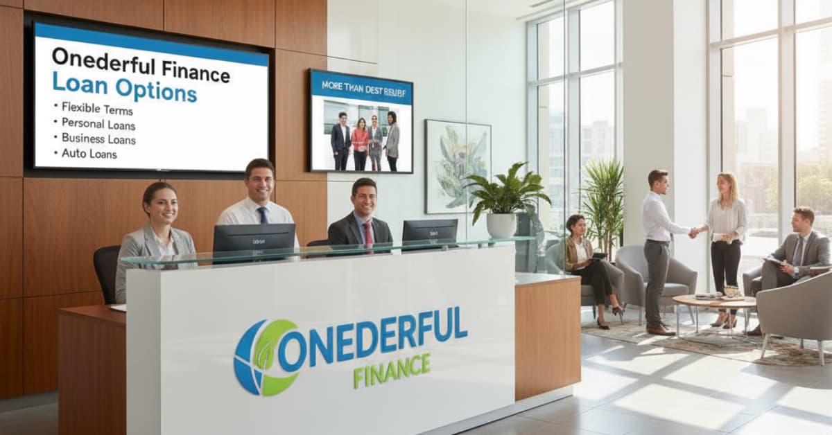 Onederful Finance Loan Options