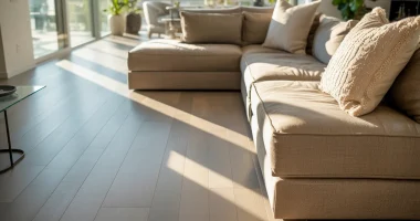 Grey Flooring Living Room