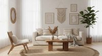 Boho Minimalist Living Room