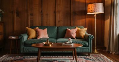 Wallpapers Vintage Retro 1950s Living Room