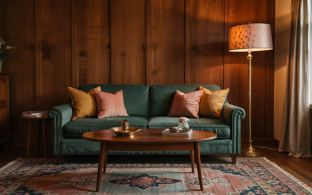 Wallpapers Vintage Retro 1950s Living Room