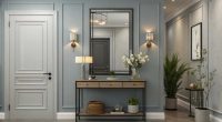 Stylish Small Home Entrance Decor with Mirror