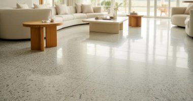Terrazzo Flooring Living Room