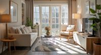 Small Living Room with Garden Doors