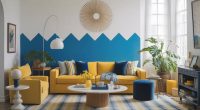 Living Room Design Yellow and Blue Ideas