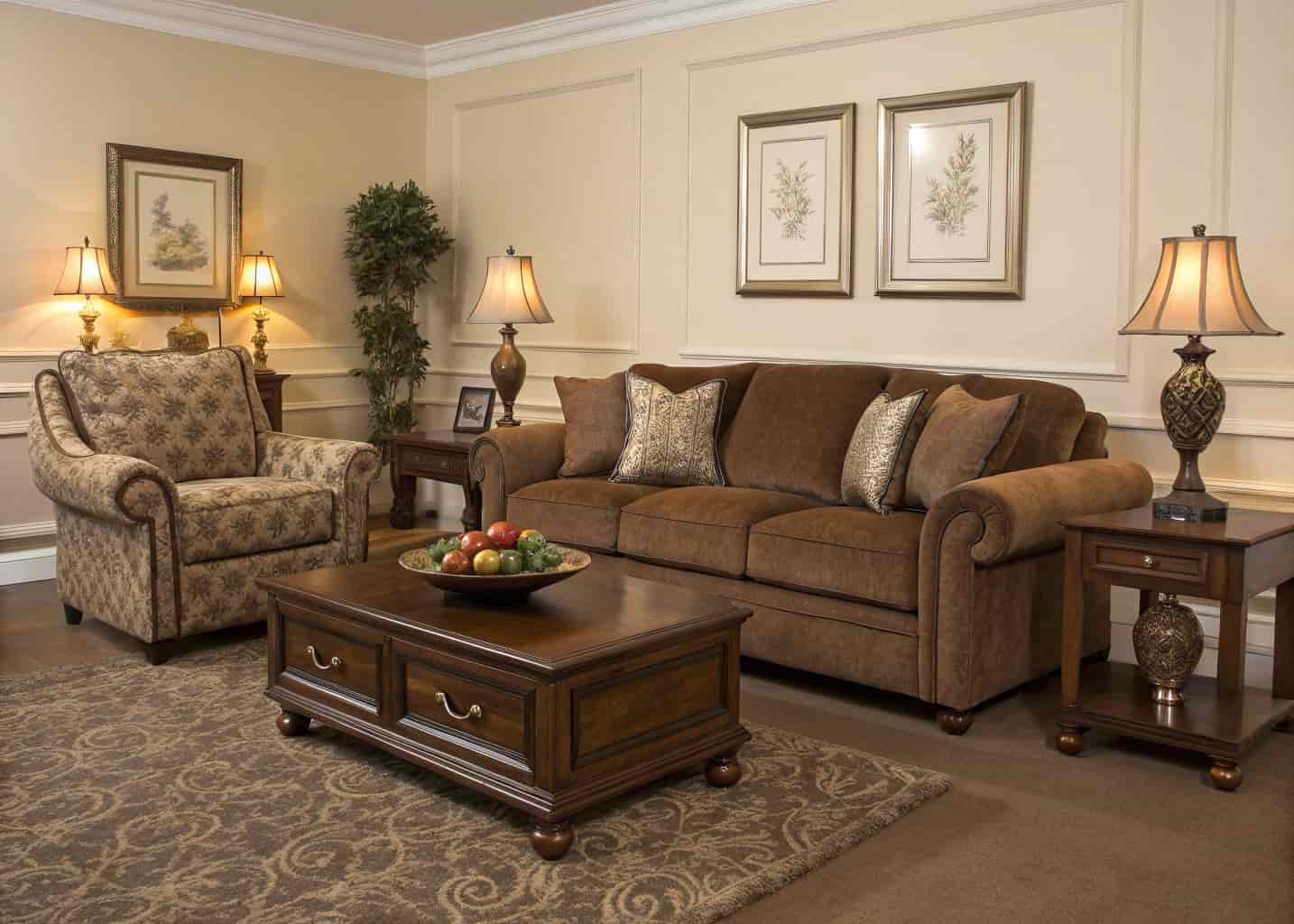Brown Living Room Decor