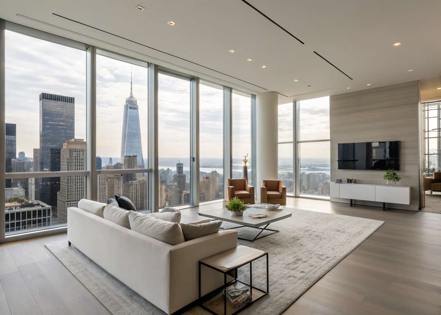 High-Rise Apartment Living Room Ideas