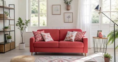 Red and Pink Living Room Ideas