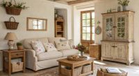 Rustic French Country Living Room Decor