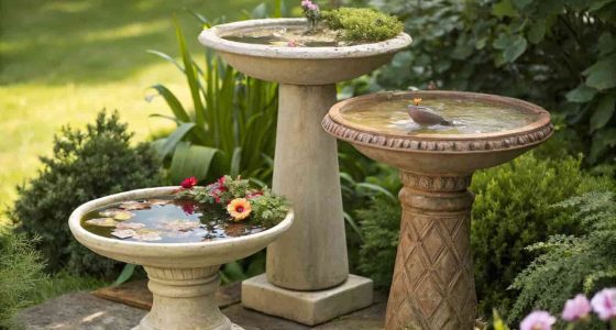 Homemade Bird Baths