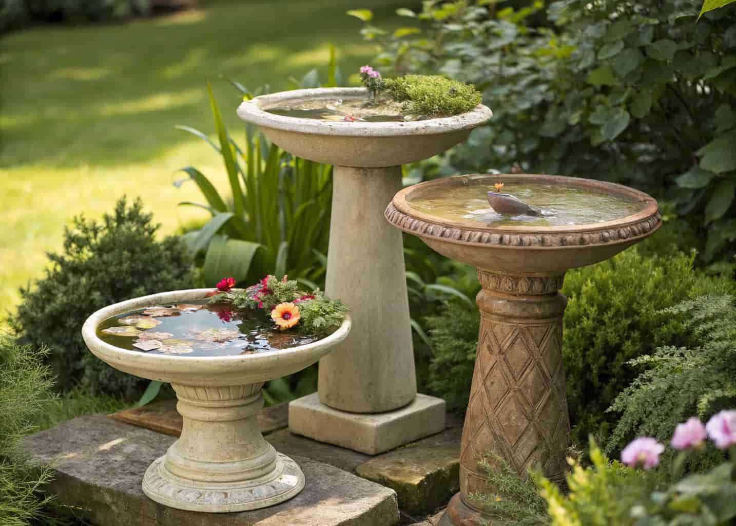 Homemade Bird Baths
