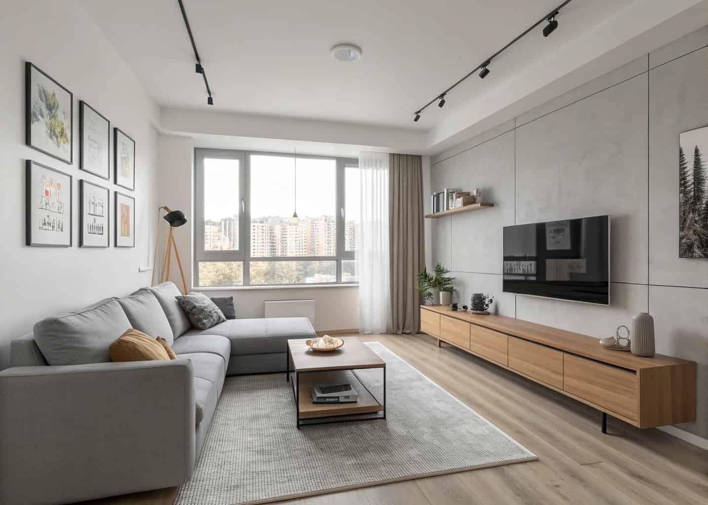 Minimalist Living Room Apartment