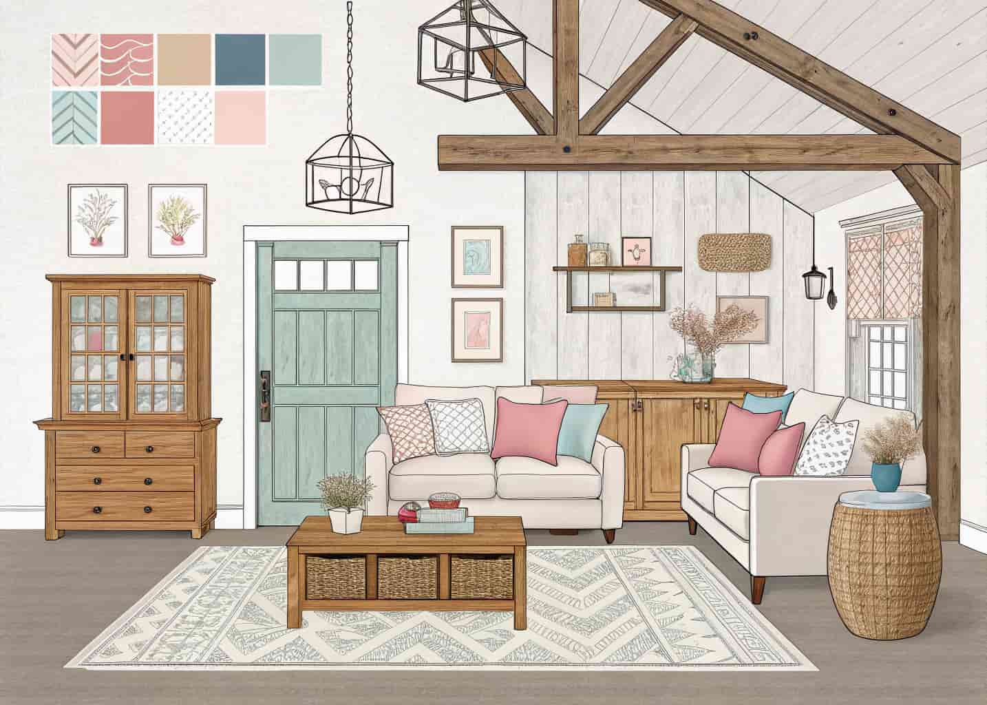 Farmhouse Interior Design Plans