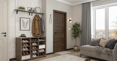 Shoe Rack in Living Room