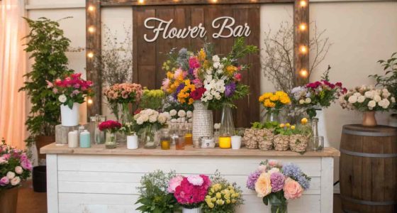 DIY Flower Bar