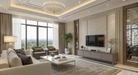 Home with Modern Luxury Living Room Interior