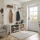Shoe Rack in Living Room Entryway