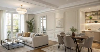 Combined Living and Dining Room