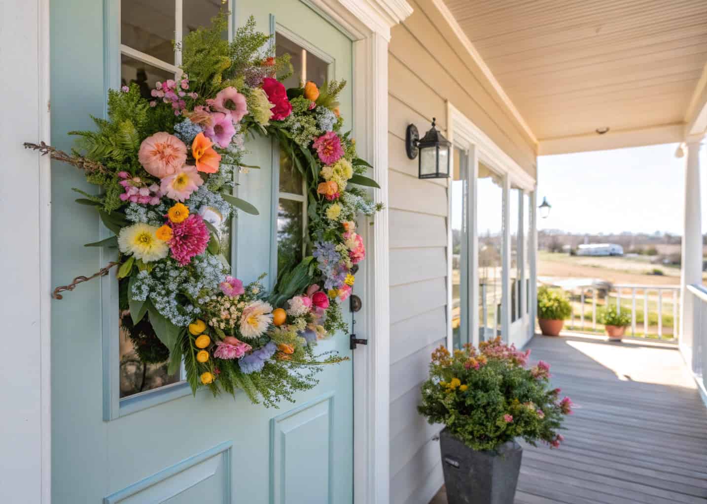Spring Wreath Your Front Door