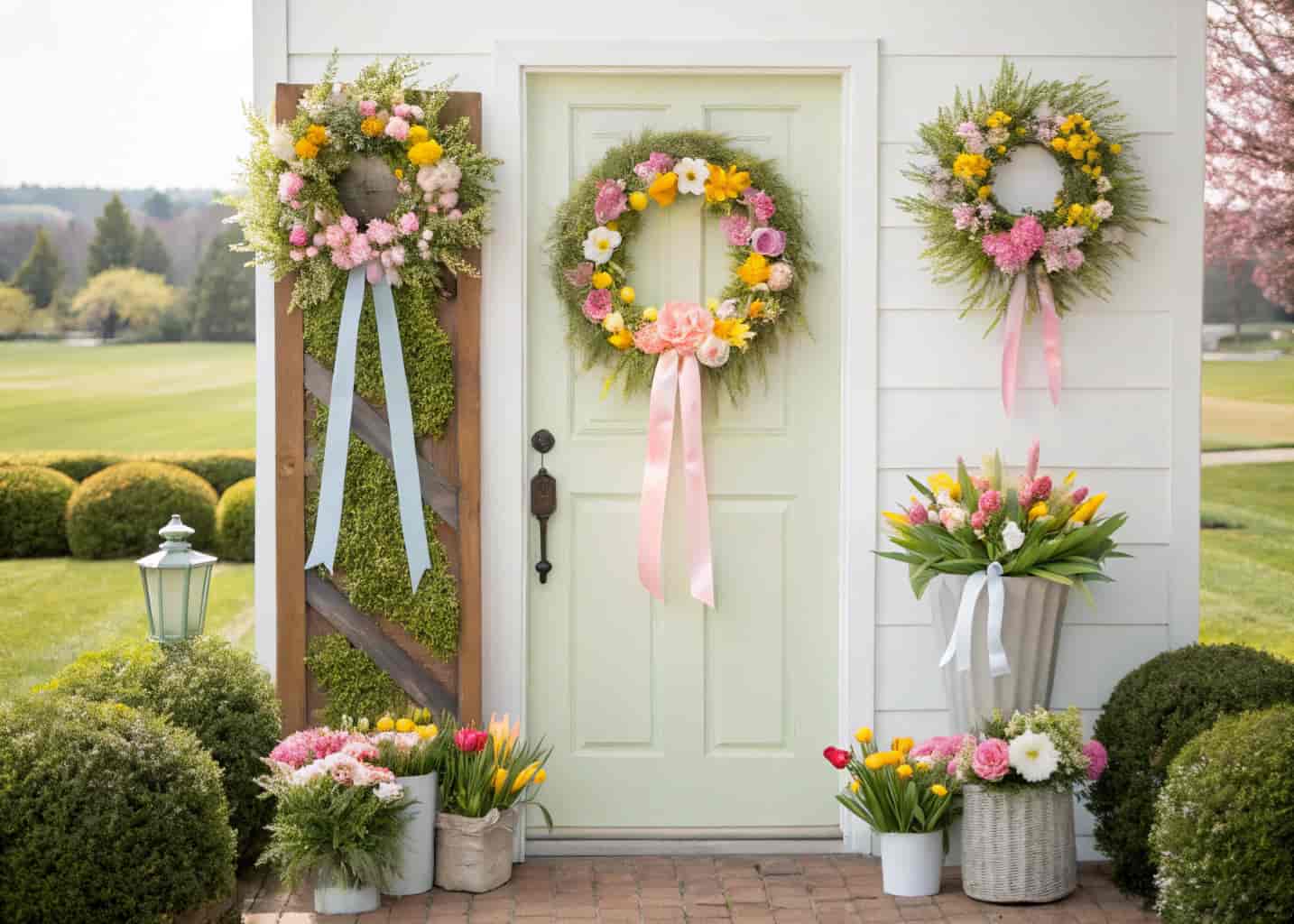 Spring Door Decor