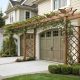 Trellis Over Garage Door