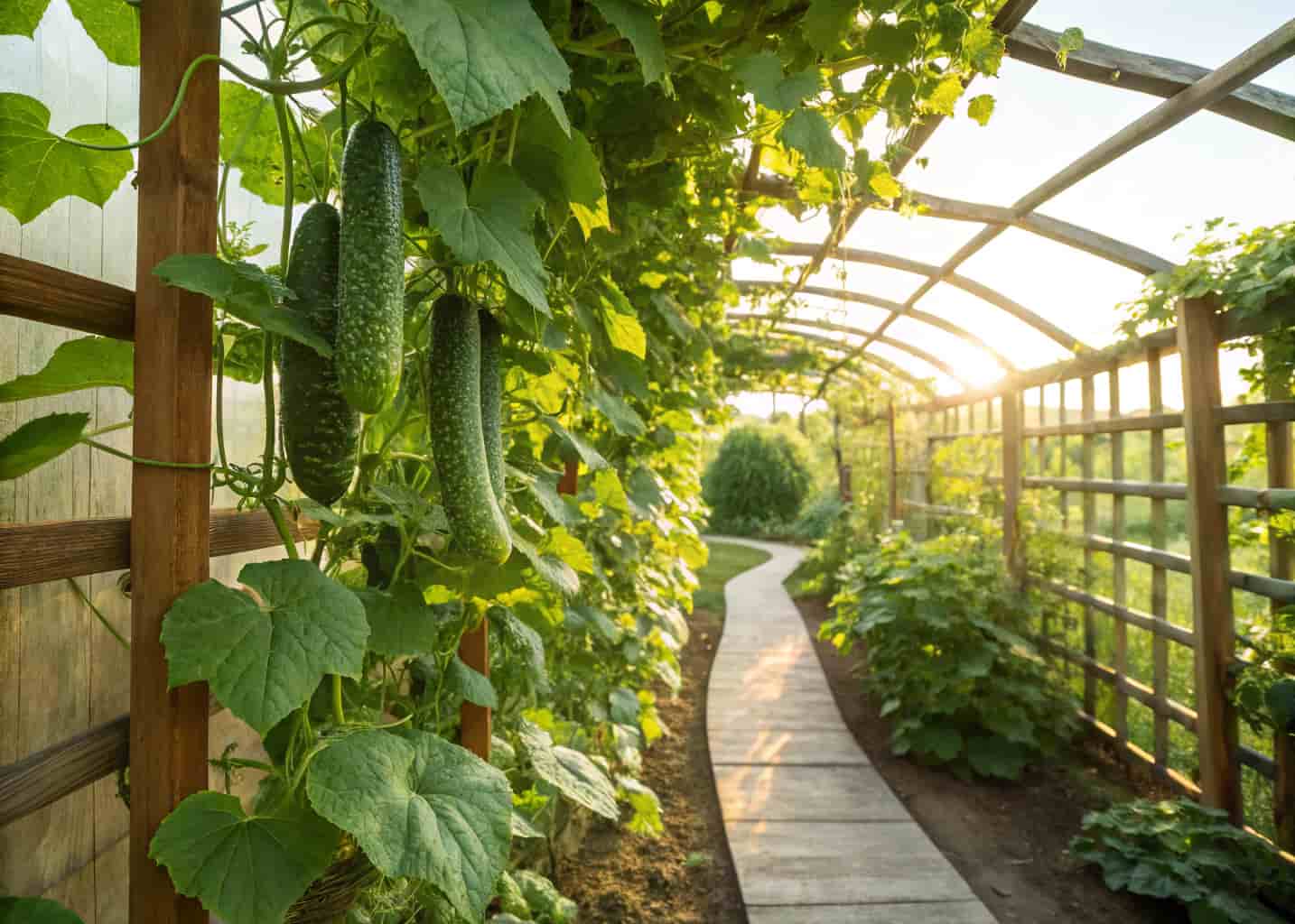 Trellis for Cucumbers