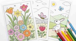 Spring Coloring Pages Free Printable