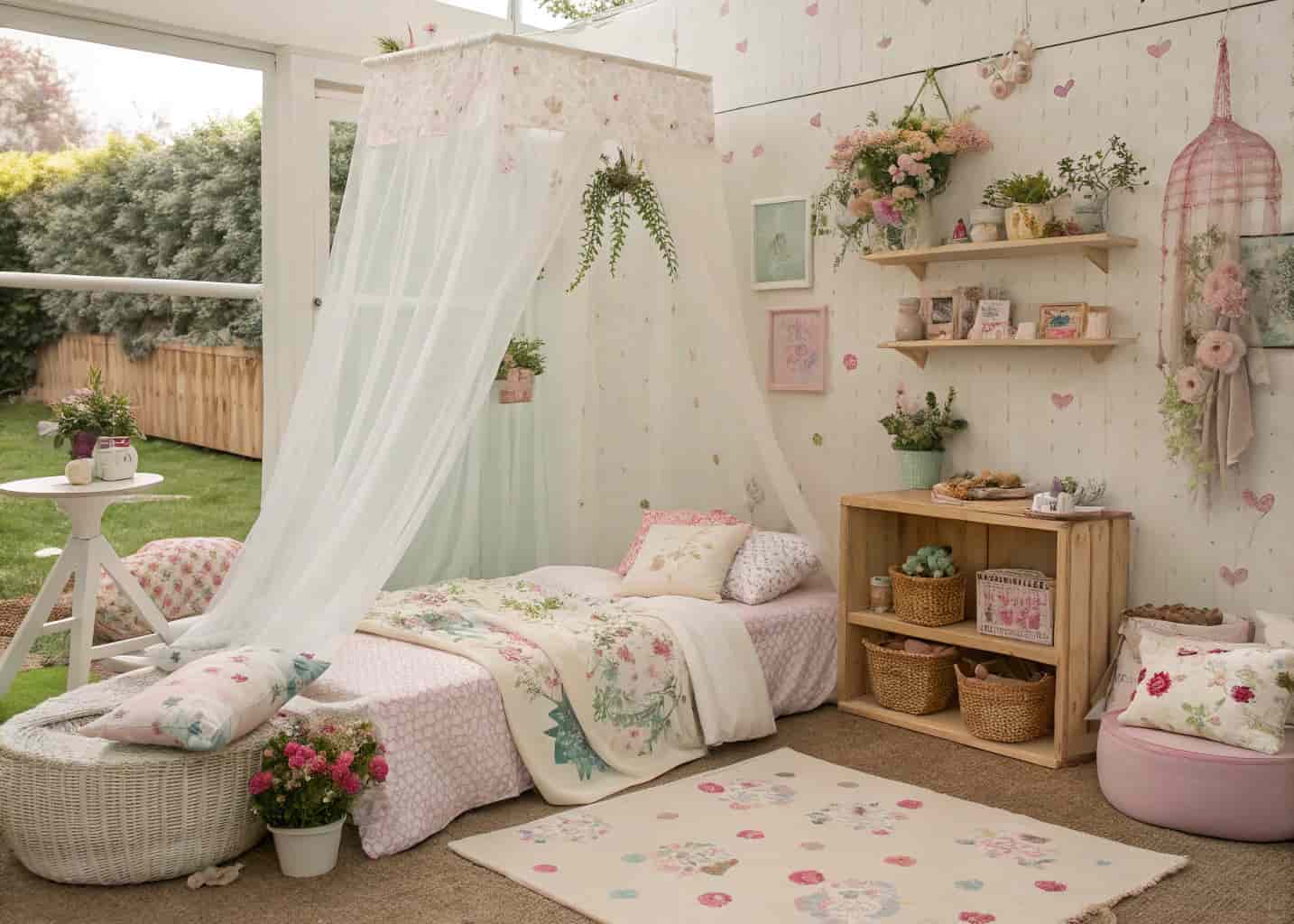 Spring Garden Party Cozy Bedroom