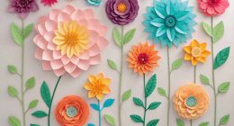 Flowers with Tissue Paper