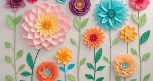 Flowers with Tissue Paper