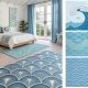 Cute Blue Rugs for Bedrooms