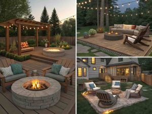Outdoor Fire Pit Seating