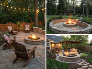 Firepit Backyard DIY