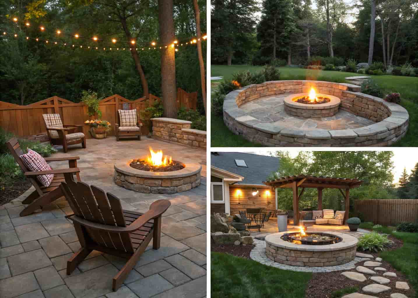 Firepit Backyard DIY
