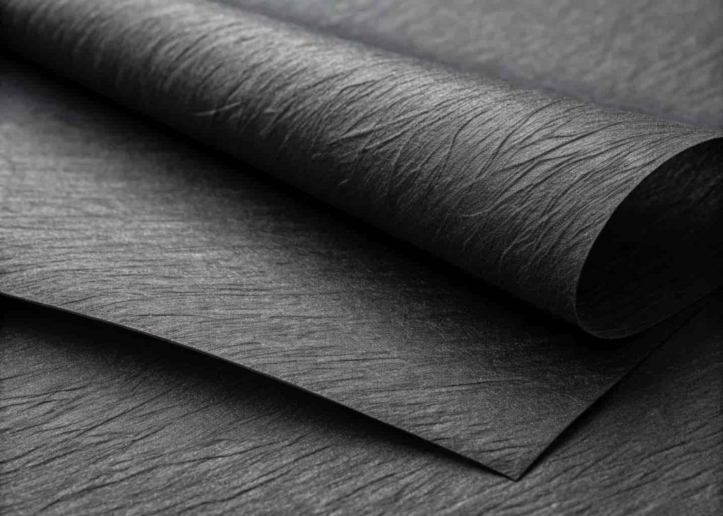 Dark charcoal black paper texture with subtle grain for luxury and premium design backgrounds