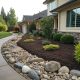 River Rock and Mulch Landscaping