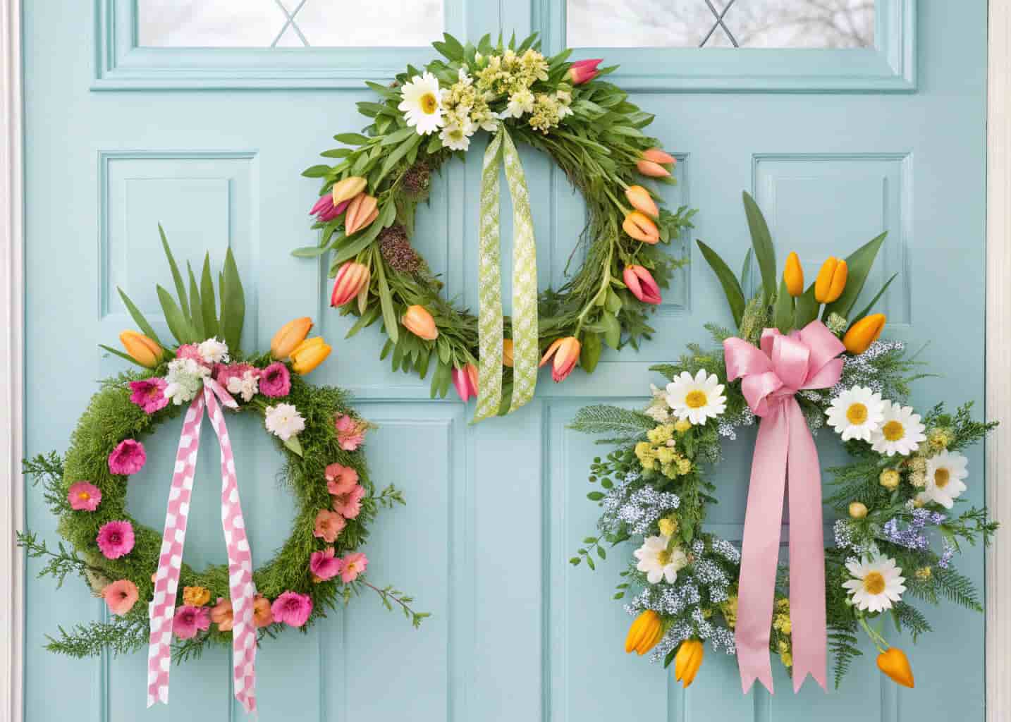 Spring Door Wreaths