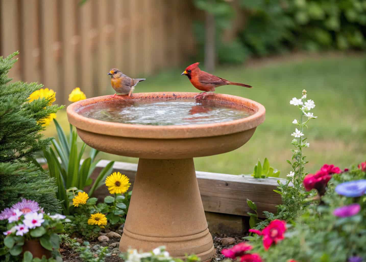 DIY Bird Bath Ideas