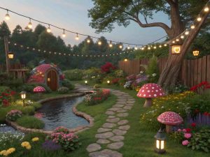 Whimsical Garden Backyard