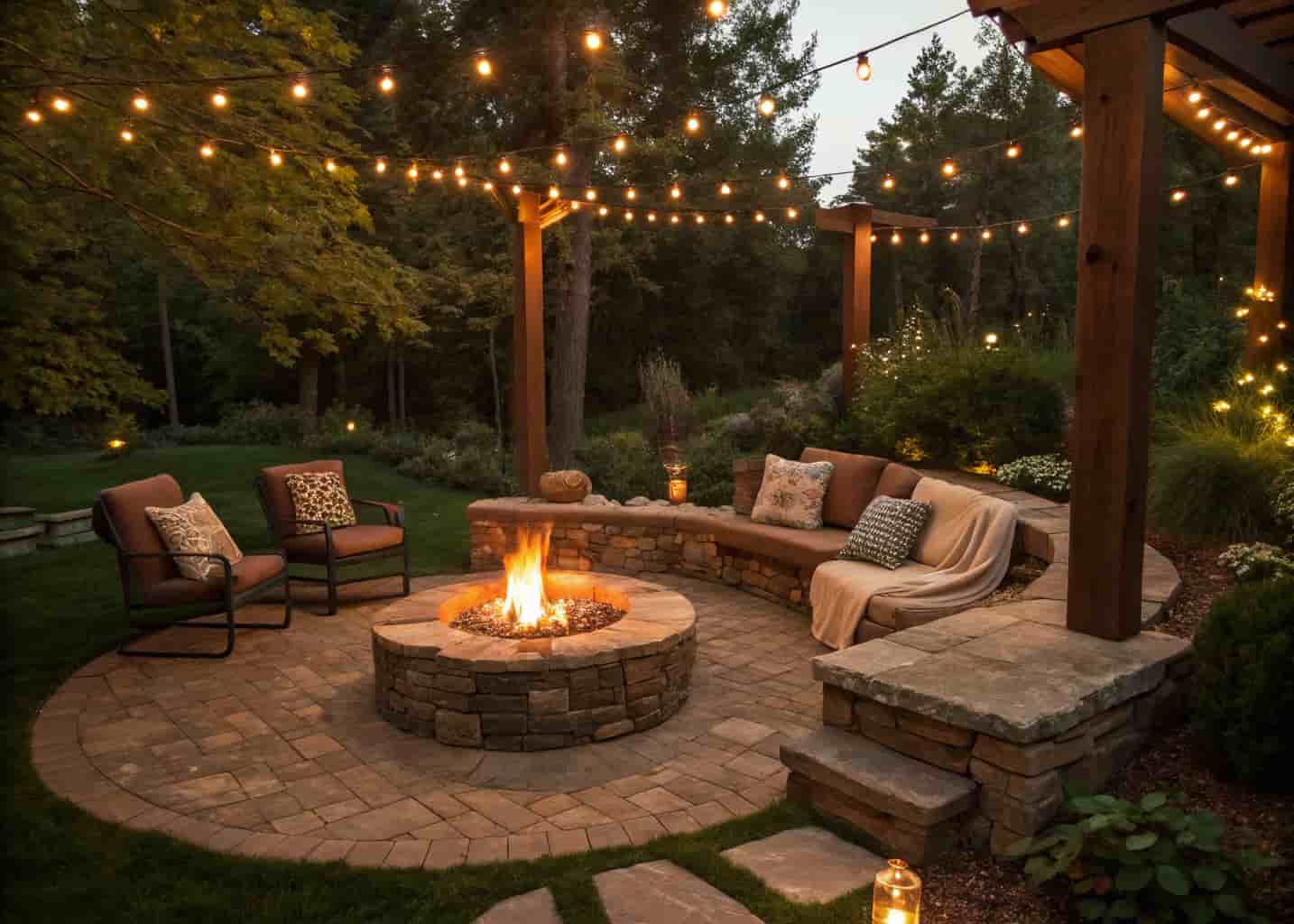 Fire Pit Backyard