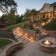 Sloped Backyard Fire Pit