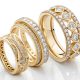 Gold Ring Stacking