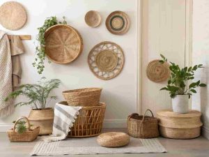 Handwoven Basket Decor