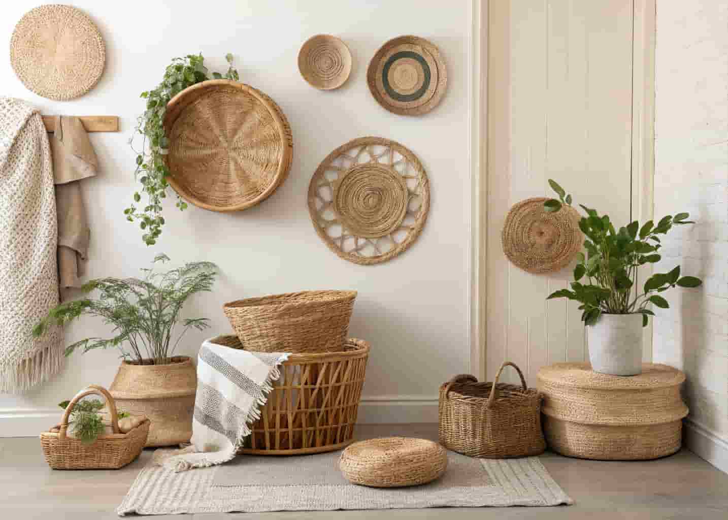Handwoven Basket Decor