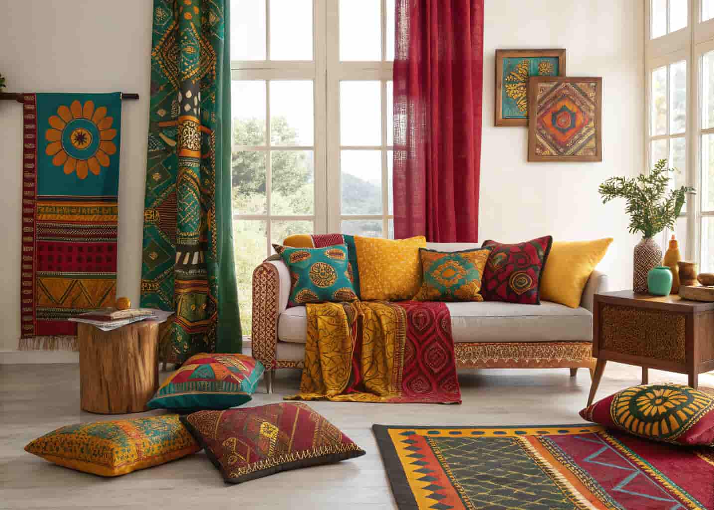 African Textile Decor