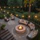 Backyard Fire Pit Lounge