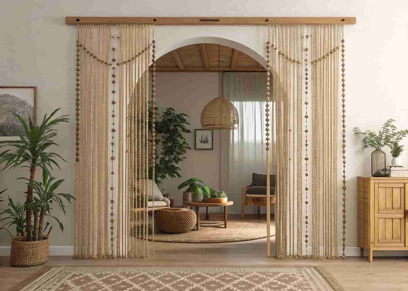 Bamboo Beaded Curtains