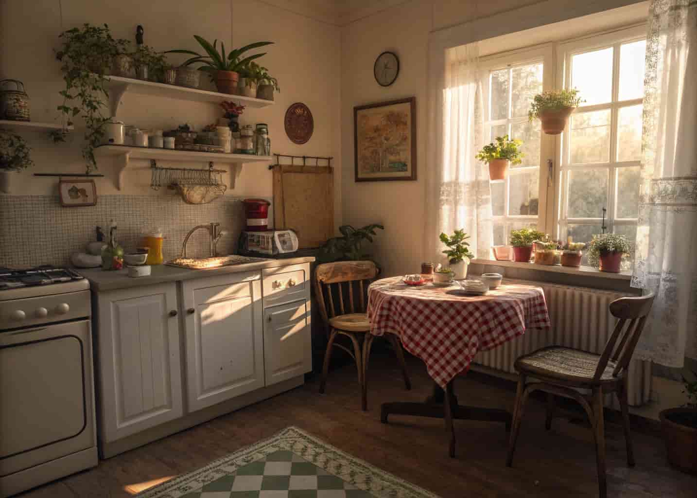 Vintage Breakfast Nook