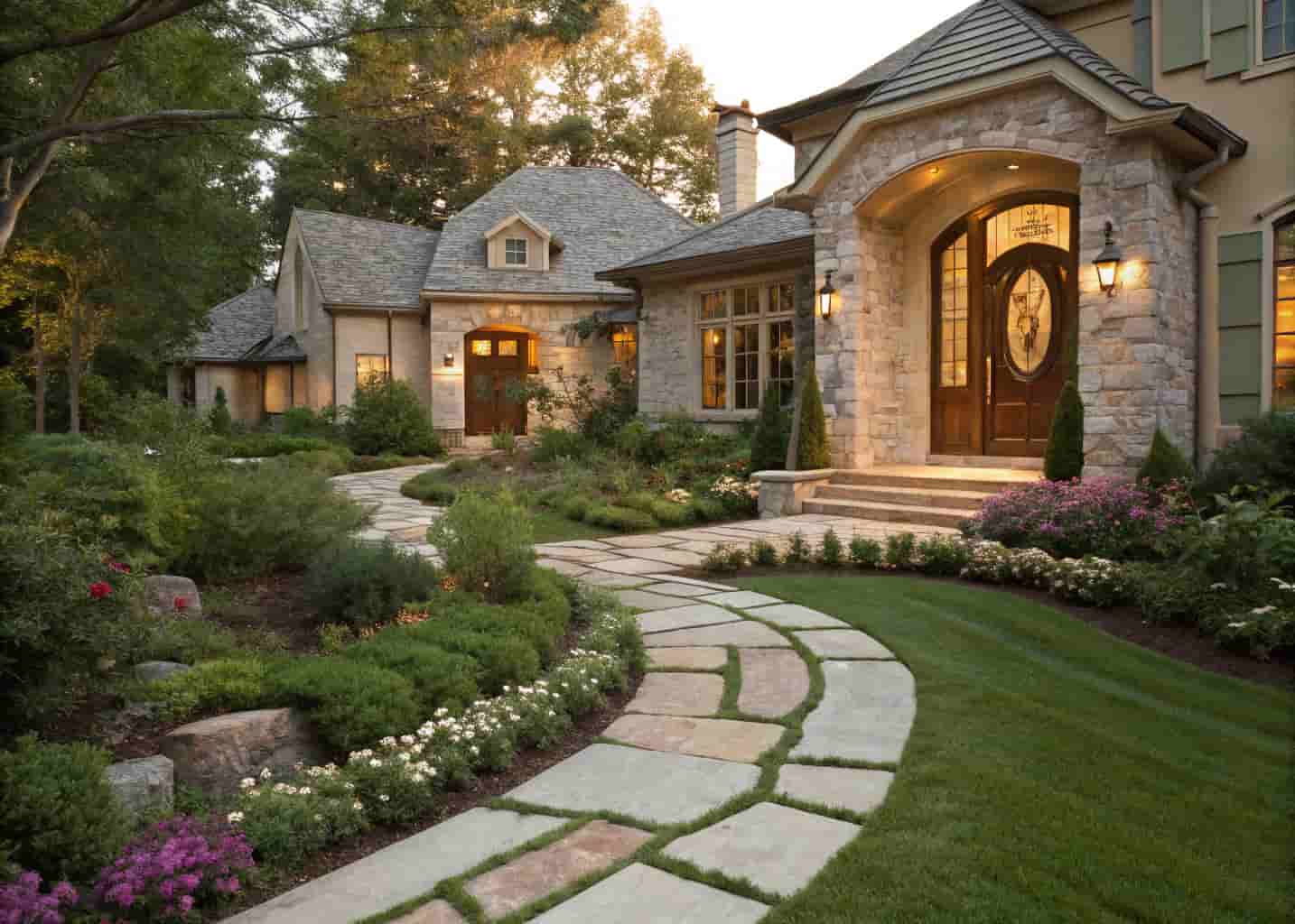 Walkways to Front Door Landscaping